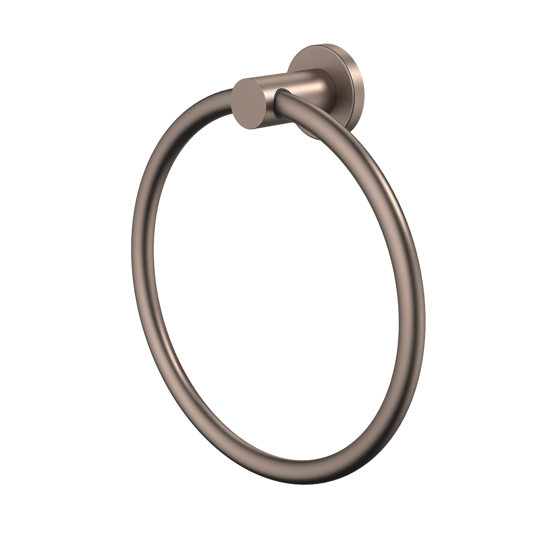 Caroma Liano II Towel Ring - Brushed Bronze - 96443BBZ