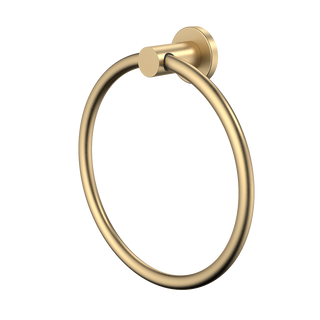 Caroma Liano II Towel Ring - Brushed Brass - 96443BB
