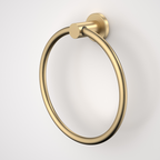 Caroma Liano II Towel Ring - Brushed Brass - 96443BB