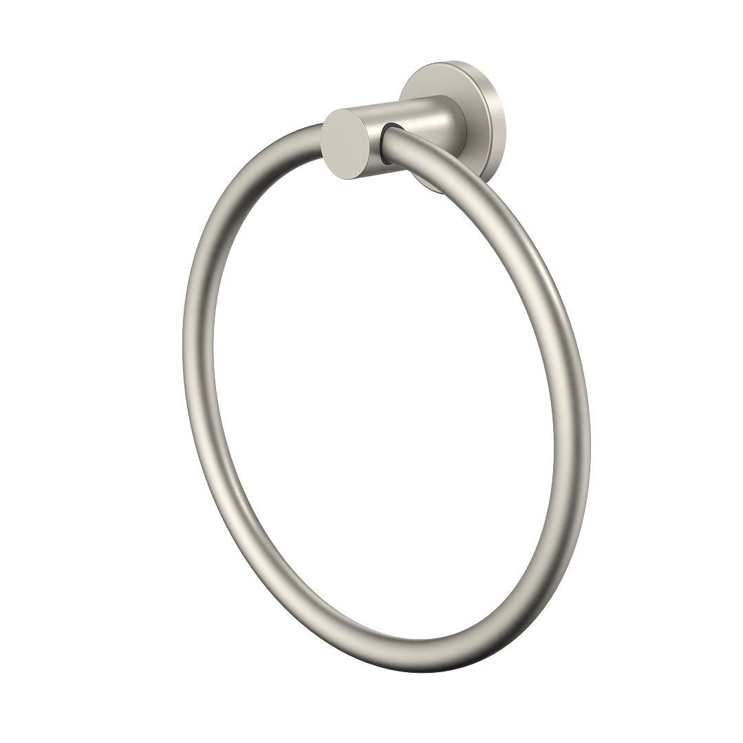 Caroma Liano II Towel Ring - Brushed Nickel - 96443BN