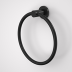 Caroma Liano II Towel Ring - Matte Black - 96443B