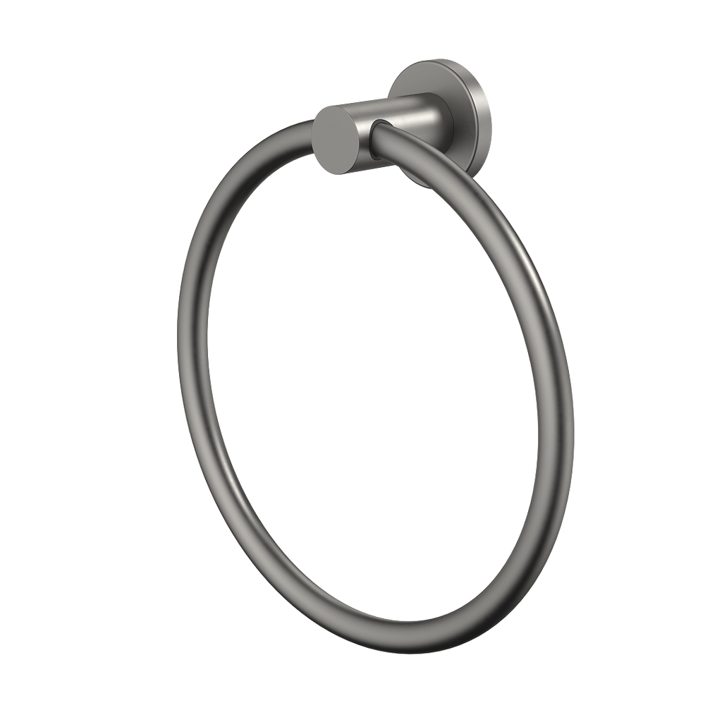 Caroma Liano II Towel Ring - Gun Metal - 96443GM