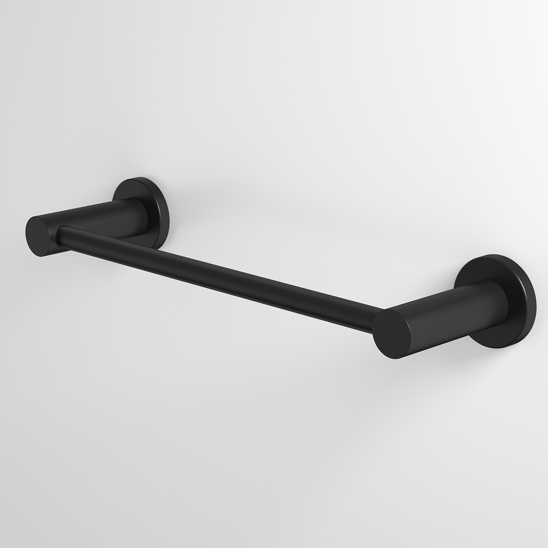 Caroma Liano II Hand Towel Rail - Matte Black - 96444B