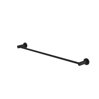 Caroma Liano II Single Towel Rail 640mm - Matte Black - 96445B