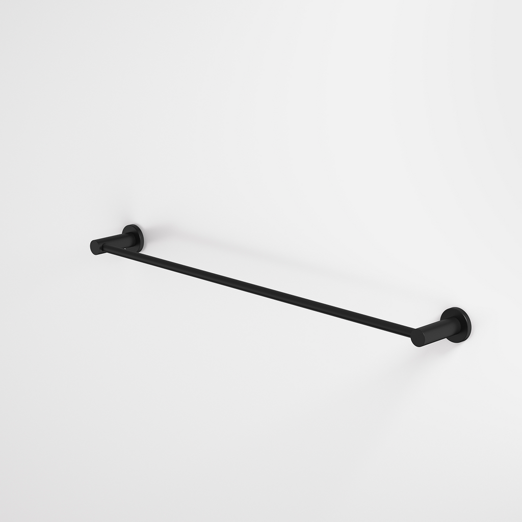 Caroma Liano II Single Towel Rail 640mm - Matte Black - 96445B