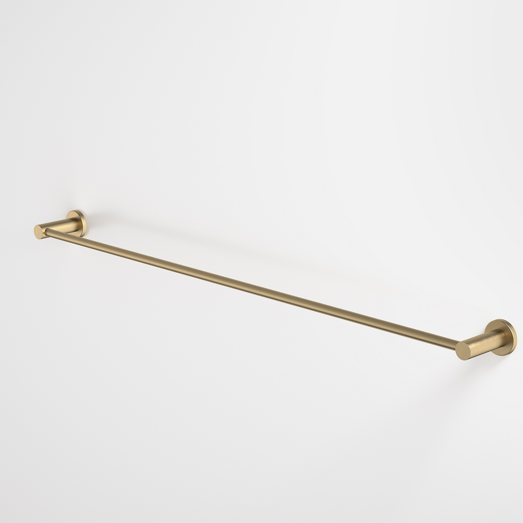 Caroma Liano II Single Towel Rail 840mm - Brushed Brass - 96446BB