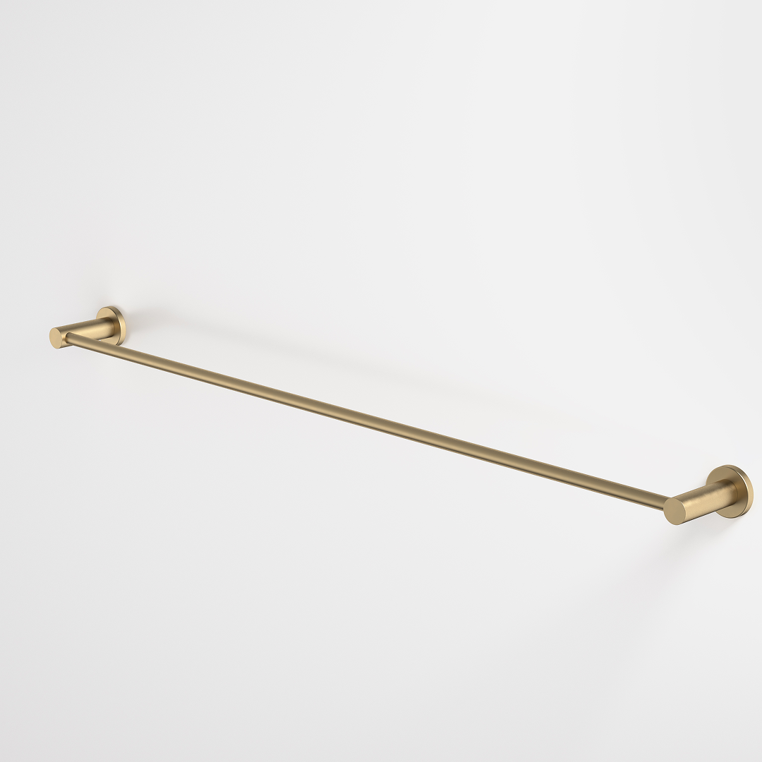 Caroma Liano II Single Towel Rail 840mm - Brushed Brass - 96446BB