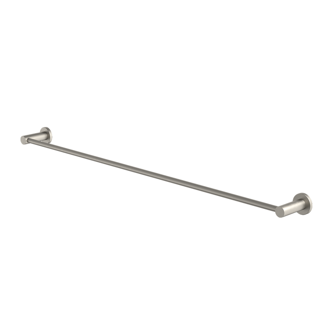 Caroma Liano II Single Towel Rail 840mm - Brushed Nickel - 96446BN