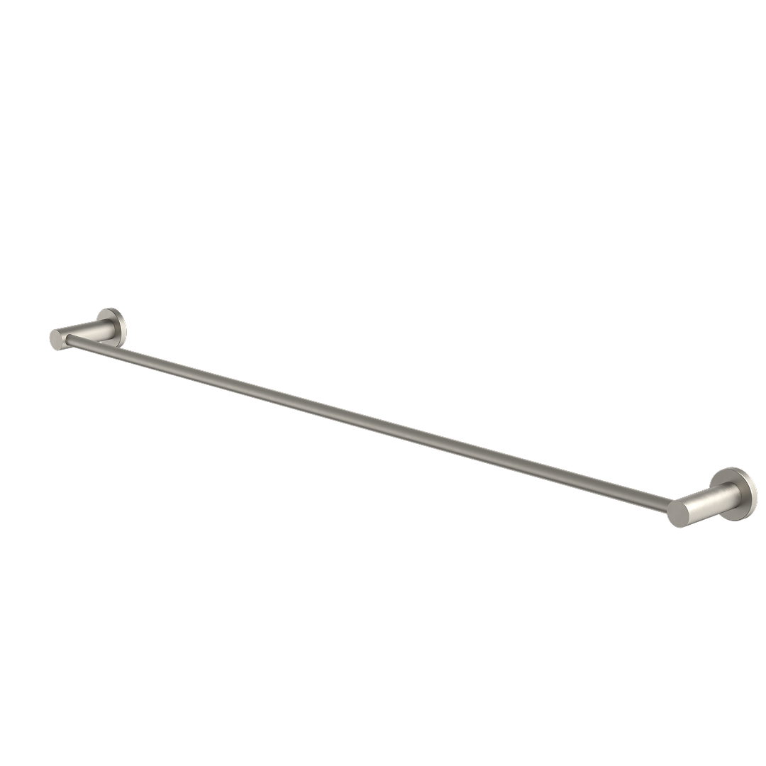 Caroma Liano II Single Towel Rail 840mm - Brushed Nickel - 96446BN