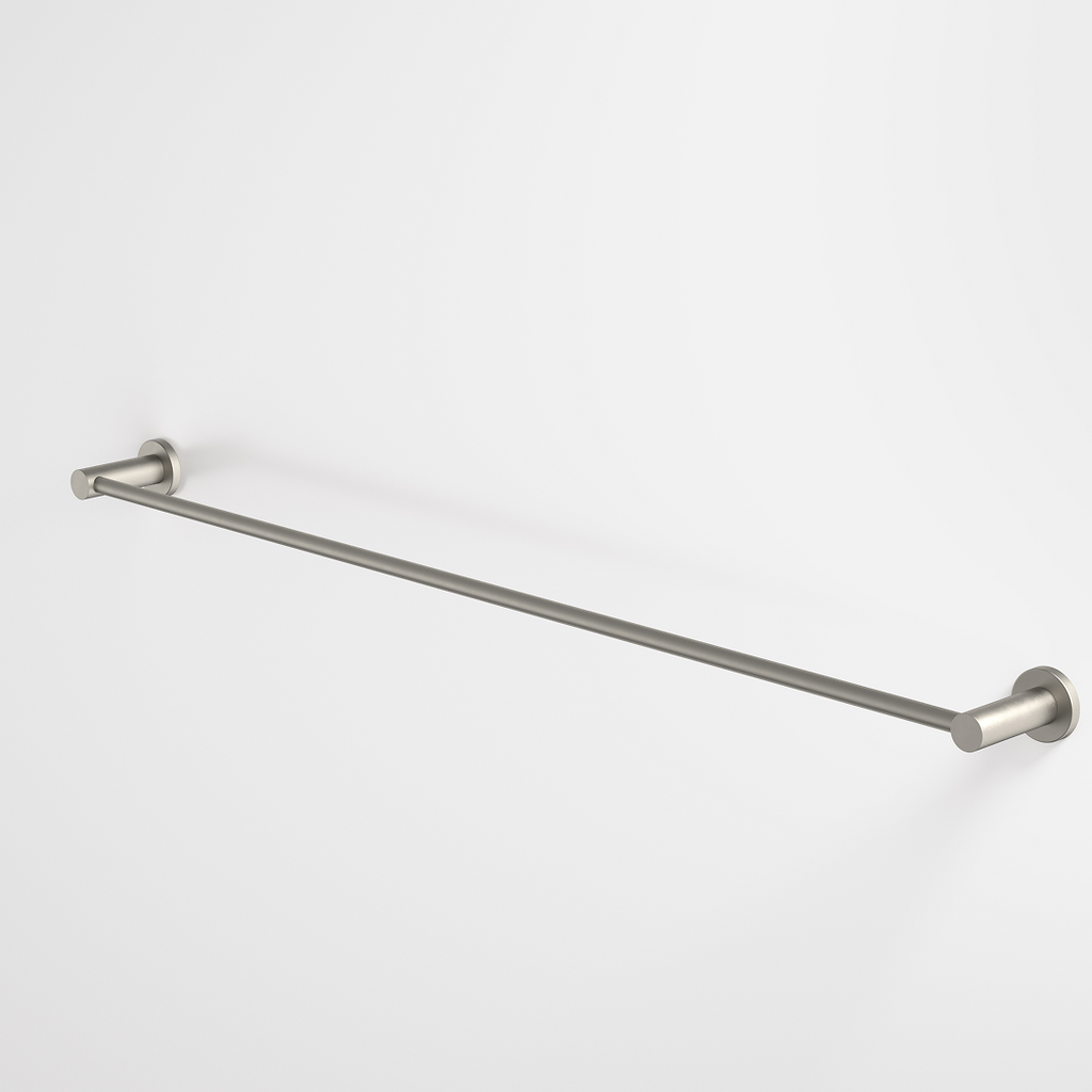 Caroma Liano II Single Towel Rail 840mm - Brushed Nickel - 96446BN