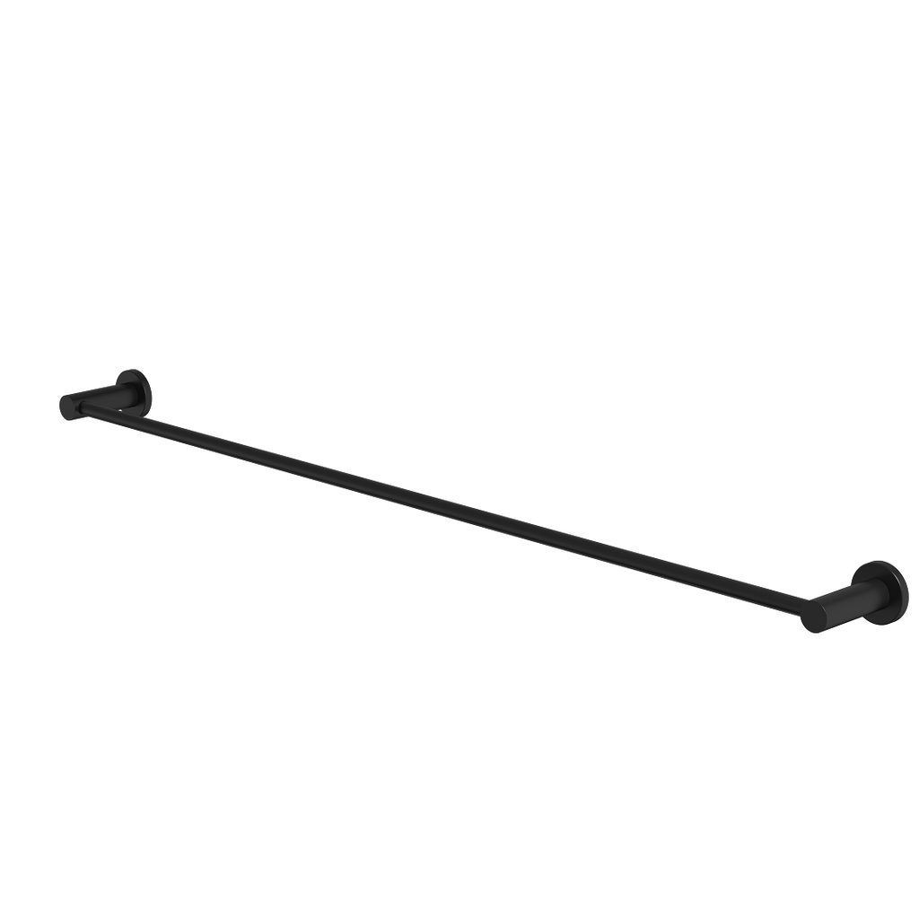 Caroma Liano II Single Towel Rail 840mm - Matte Black - 96446B