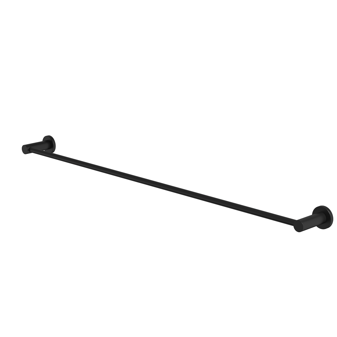 Caroma Liano II Single Towel Rail 840mm - Matte Black - 96446B