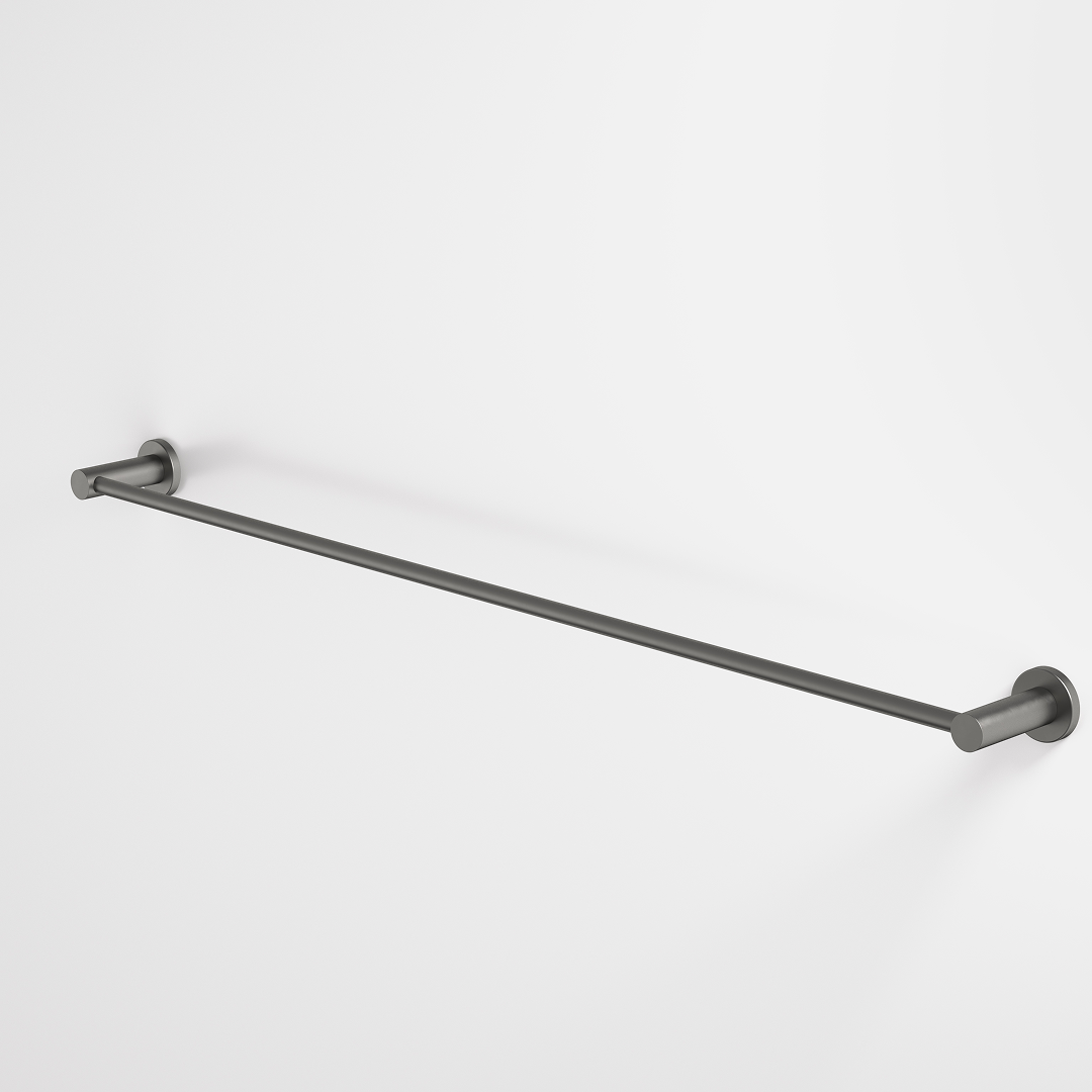 Caroma Liano II Single Towel Rail 840mm - Gun Metal - 96446GM