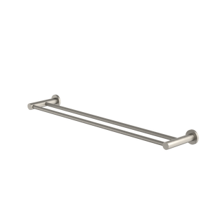 Caroma Liano II Double Towel Rail 640mm - Brushed Nickel - 96447BN