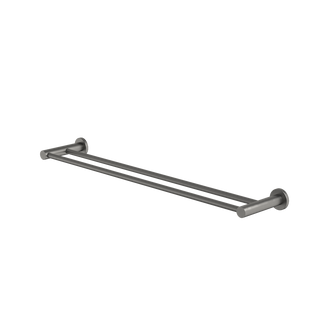 Caroma Liano II Double Towel Rail 640mm - Gunmetal - 96447GM