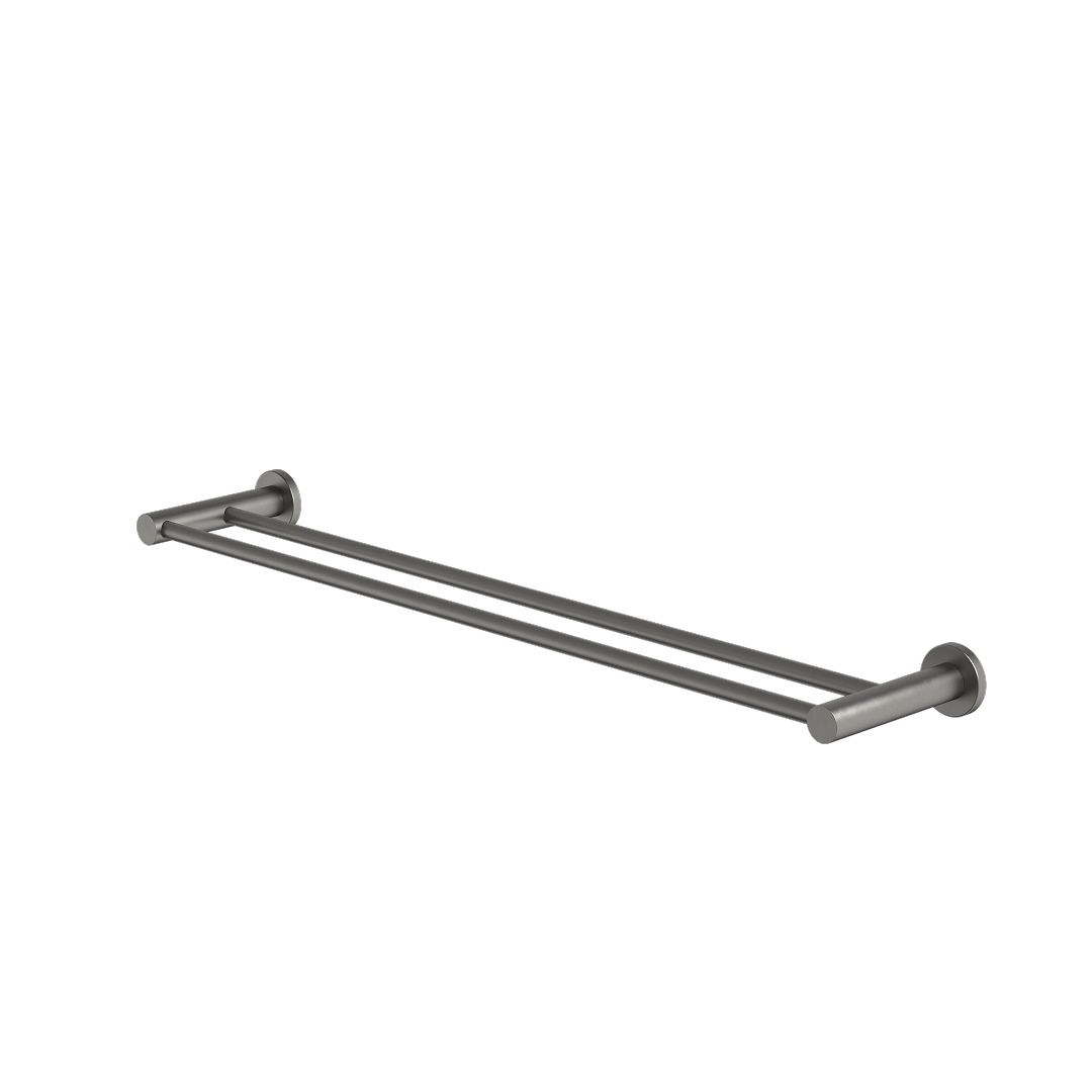 Caroma Liano II Double Towel Rail 640mm - Gunmetal - 96447GM