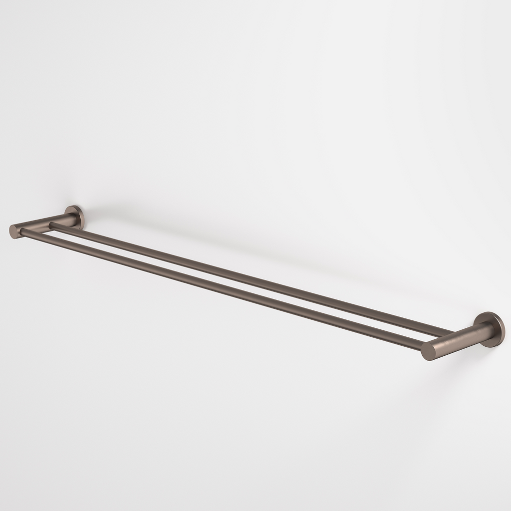 Caroma Liano II Double Towel Rail 840mm - Brushed Bronze - 96448BBZ