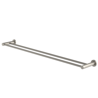 Caroma Liano II Double Towel Rail 840mm - Brushed Nickel - 96448BN