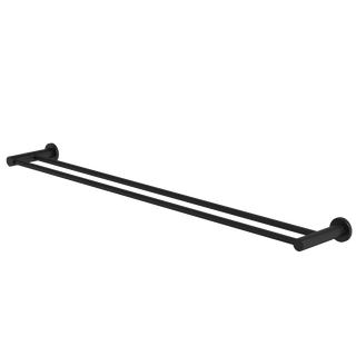 Caroma Liano II Double Towel Rail 840mm - Matte Black - 96448B
