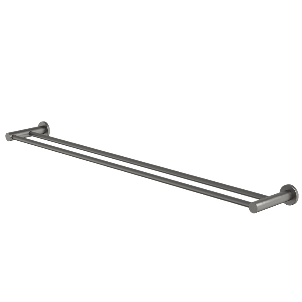 Caroma Liano II Double Towel Rail 840mm - Gunmetal - 96448GM