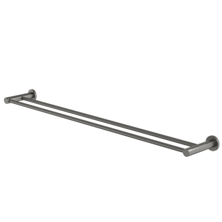 Caroma Liano II Double Towel Rail 840mm - Gunmetal - 96448GM