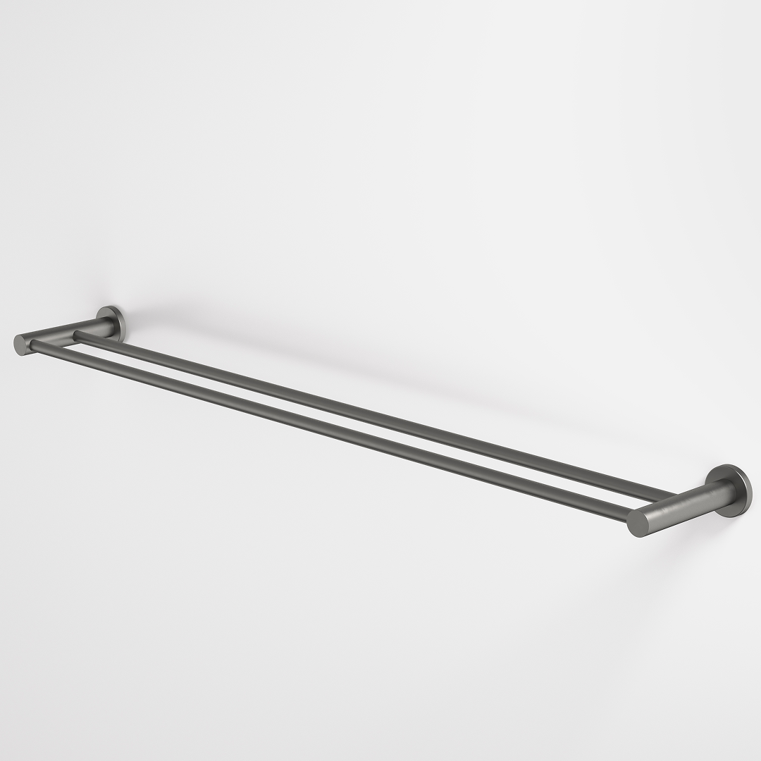 Caroma Liano II Double Towel Rail 840mm - Gunmetal - 96448GM