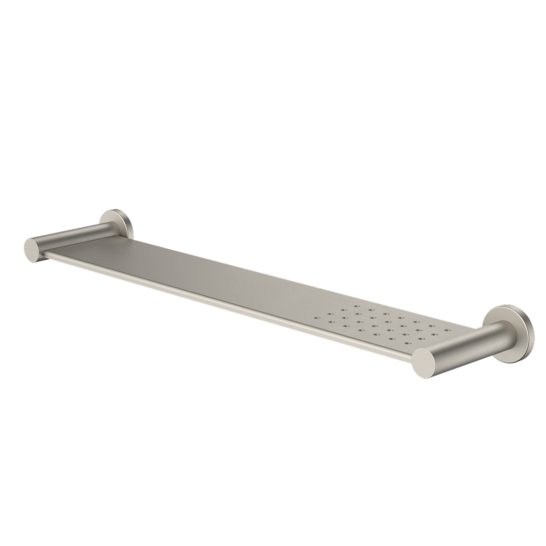 Caroma Liano II Bathroom Shelf - Brushed Nickel - 96449BN