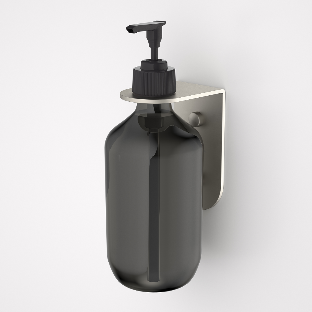 Caroma Liano II Soap Bottle Holder - Brushed Nickel - 96450BN