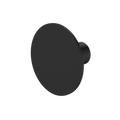 Caroma Liano II Large Wall Hook - Matte Black - 96451B