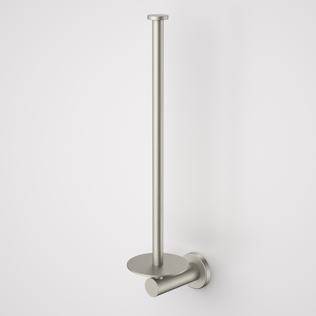 Caroma Liano II Spare Toilet Roll Holder - Brushed Nickel - 96452BN
