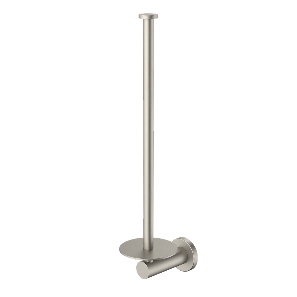 Caroma Liano II Spare Toilet Roll Holder - Brushed Nickel - 96452BN
