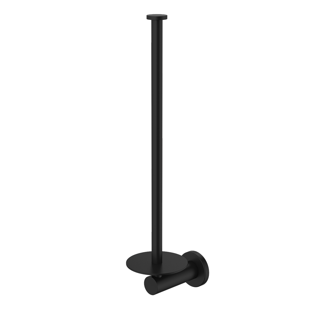 Caroma Liano II Spare Toilet Roll Holder - Matte Black - 96452B