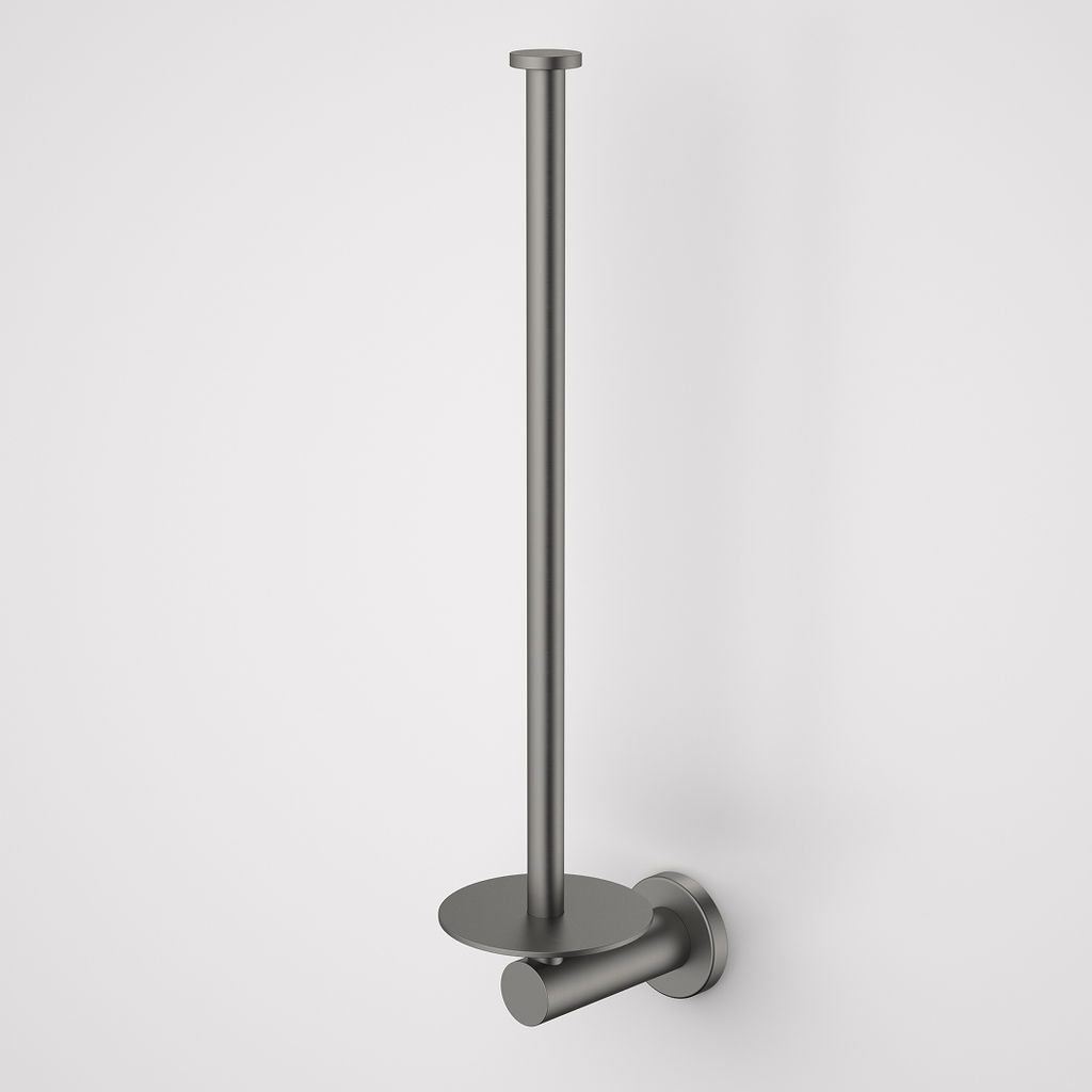 Caroma Liano II Spare Toilet Roll Holder - Gun Metal - 96452GM