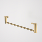 Caroma Liano II Hand Wall Basin Integrated Towel Rail - Brushed Brass - 96457BB