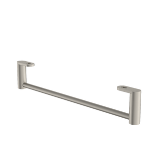 Caroma Liano II Hand Wall Basin Integrated Towel Rail - Brushed Nickel - 96457BN