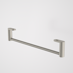 Caroma Liano II Hand Wall Basin Integrated Towel Rail - Brushed Nickel - 96457BN