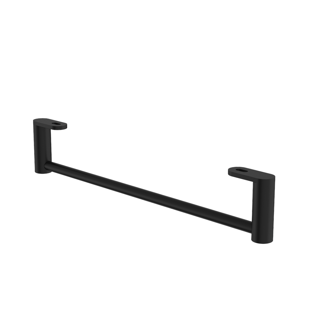 Caroma Liano II Hand Wall Basin Integrated Towel Rail – Matte Black - 96457B