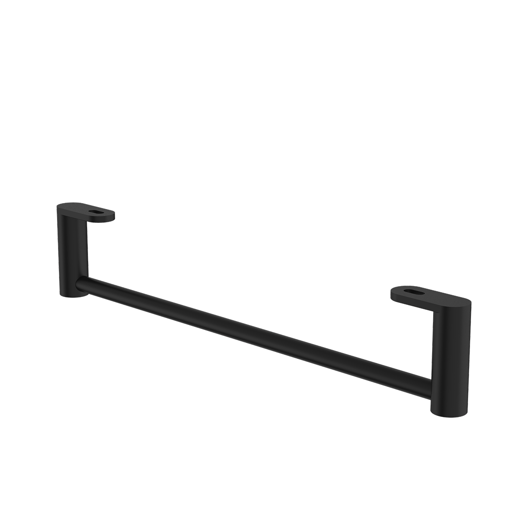 Caroma Liano II Hand Wall Basin Integrated Towel Rail – Matte Black - 96457B
