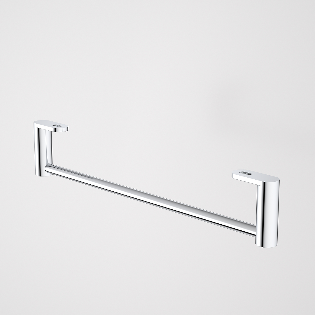 Caroma Liano II Hand Wall Basin Integrated Towel Rail - Chrome - 96457C