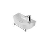Caroma Liano II Hand Wall Basin Integrated Towel Rail - Chrome - 96457C