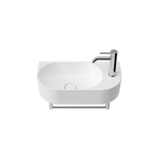 Caroma Liano II Hand Wall Basin Integrated Towel Rail - Chrome - 96457C