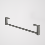 Caroma Liano II Hand Wall Basin Integrated Towel Rail  - Gun Metal - 96457GM