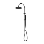 Caroma Liano II Rail Shower with Overhead - Black - 96470B33A