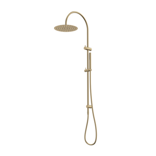 Caroma Liano II Rail Shower with Overhead - Brushed Brass - 96470BN33A