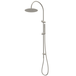 Caroma Liano II Rail Shower with Overhead - Brushed Nickel - 96470BN33A