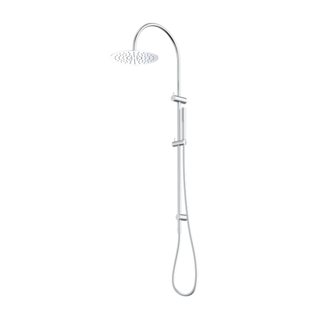 Caroma Liano II Rail Shower with Overhead - Chrome - 96470C33A