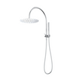 Caroma Liano II Compact Twin Shower with Overhead - Chrome - 96472C33A