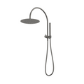 Caroma Liano II Compact Twin Shower with Overhead - Gun Metal - 96472GM33A