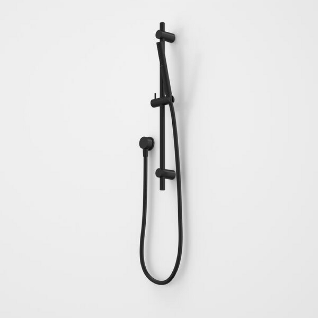 Caroma Liano II Rail Shower - Matte Black - 96473B3A