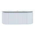 Parisi Abbraccio 1200 Matte White Wall Hung Vanity - Twilight - One Tap Hole - ABR-1201-MW-TW